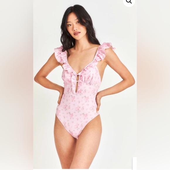 LoveShackFancy Tibbie One Piece Swimsuit XS - SOLD OUT online - Picture 3 of 14